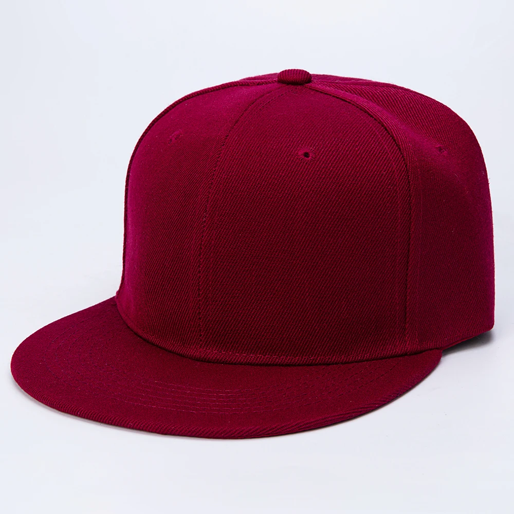 Hip Pop Adjustable Sports Snapbacks Caps Plain Custom Embroidered Logo Hat