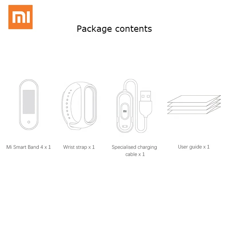  Глобальная версия Xiaomi Mi Band 4 Смарт фитнес-трекер BLE 5 0 AI пульсометр сенсорный цветной экран