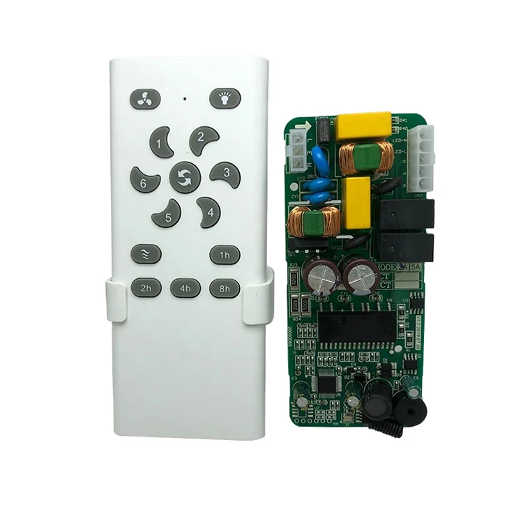 In Stocks Timer Setting 5 Speed Ceiling Fans With Led Lights Remote Control