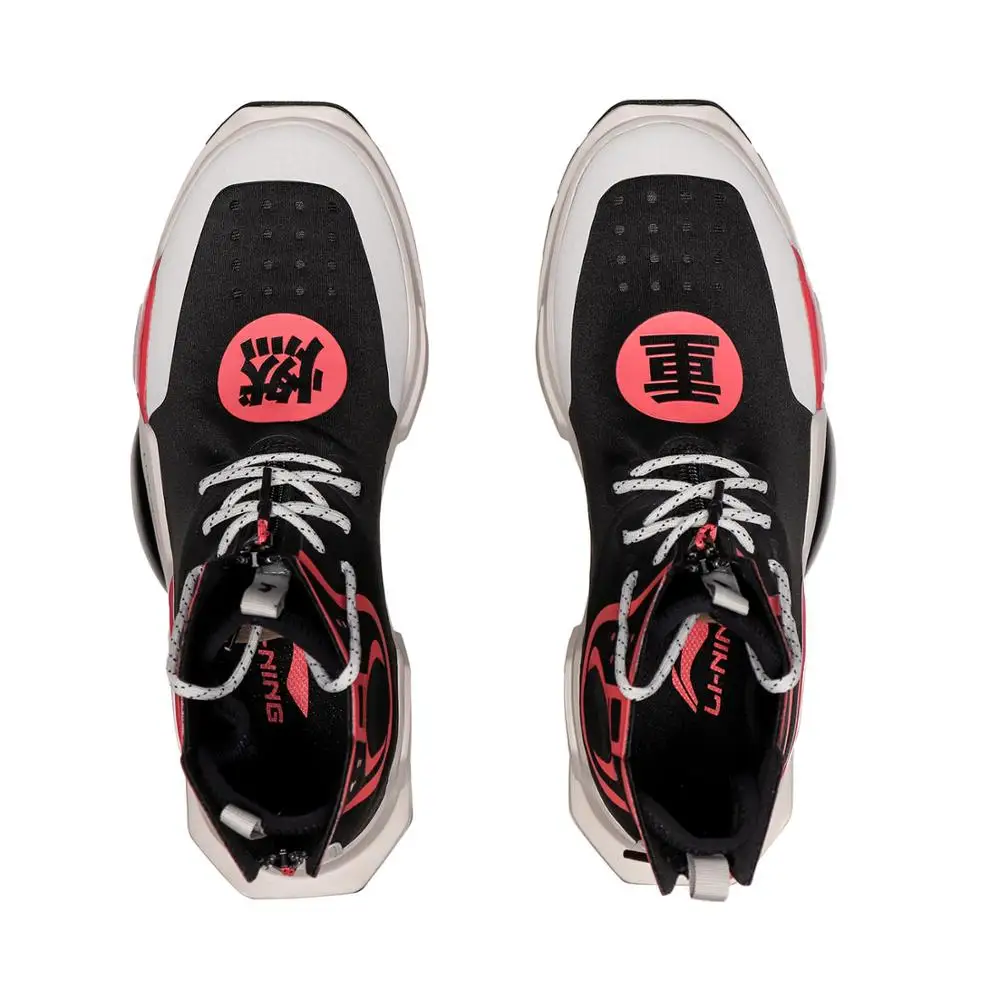 Мужские баскетбольные кроссовки Li Ning NYFW REBURN удобные спортивные с высокой посадкой из Китая AGBN054