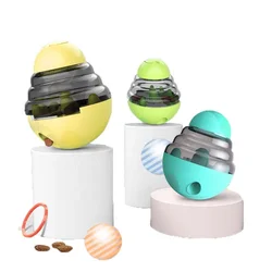 Dog Ball Food Pet Dog Treat Slow Feed Ball Interactive Rubber To Dog Training Toy
