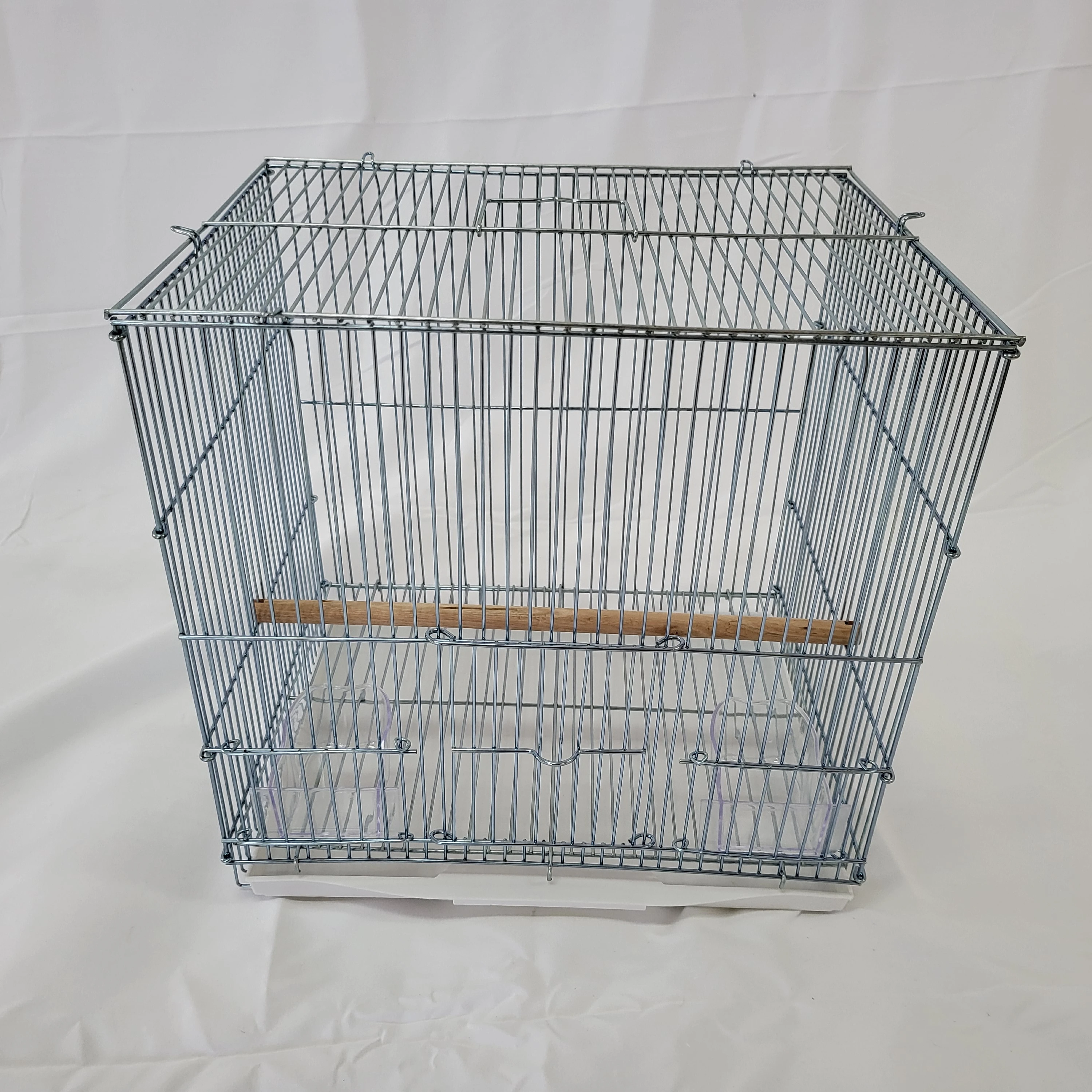 Large metal birds cages breeding parrot canary pet small aviary foldable budgie carrier hot sale square bird nest