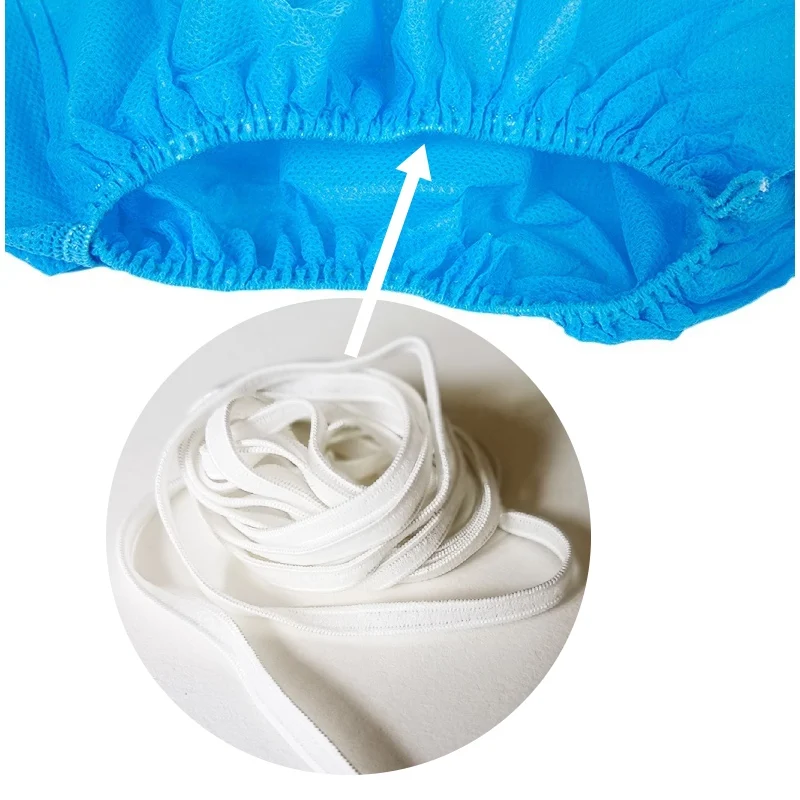 Shower Cap Elastic Tape Medical Hat Elastic Band Flat Elastic Threads Band For Non-woven fabric Clip cap