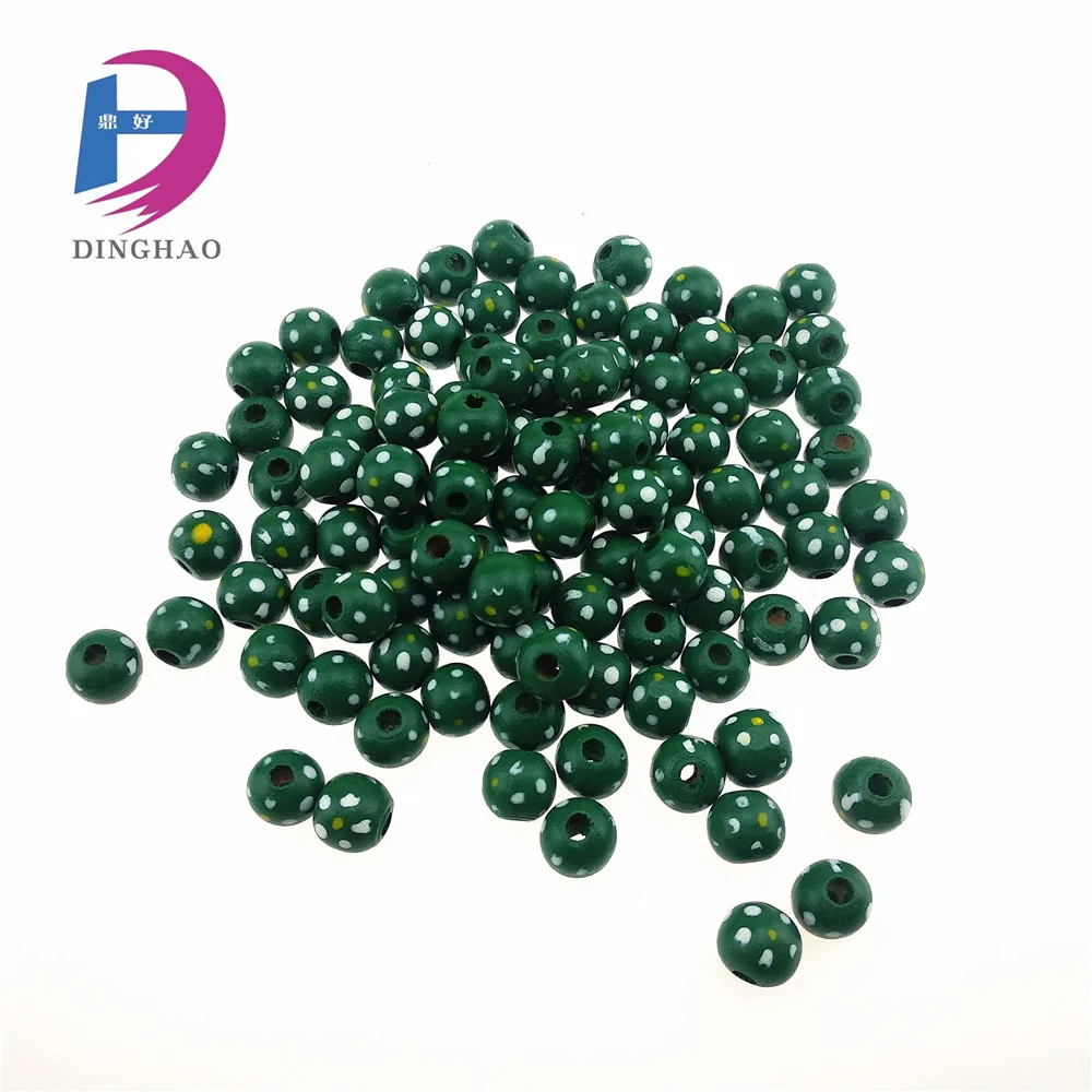 
multi colored DIY wooden beads for kids 