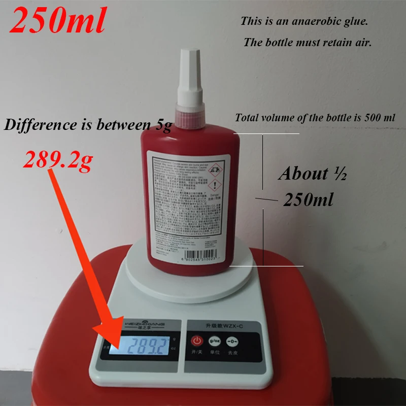 250ml Loctiter 2701 Thread locking Adhesive High strength oil resistance screw Sealing Glue