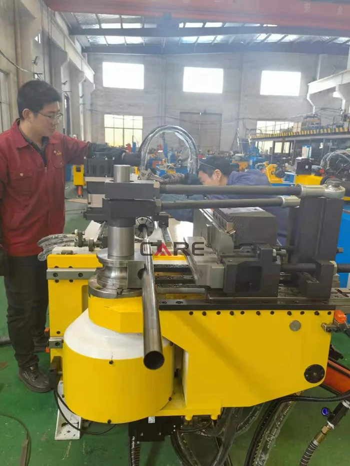 Automatic cnc exhaust pipe bender hydraulic exhaust pipe tube bending machine