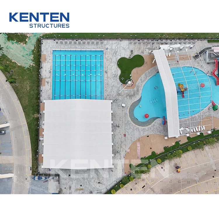 KENTEN curved type swimming pool tent swimming pool stretch tent