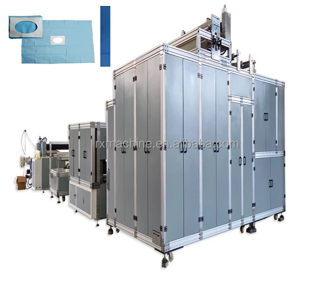 Rontech Fully Automatic disposable adjustable nonwoven  surgical SPA use bed cover with rubber band machine