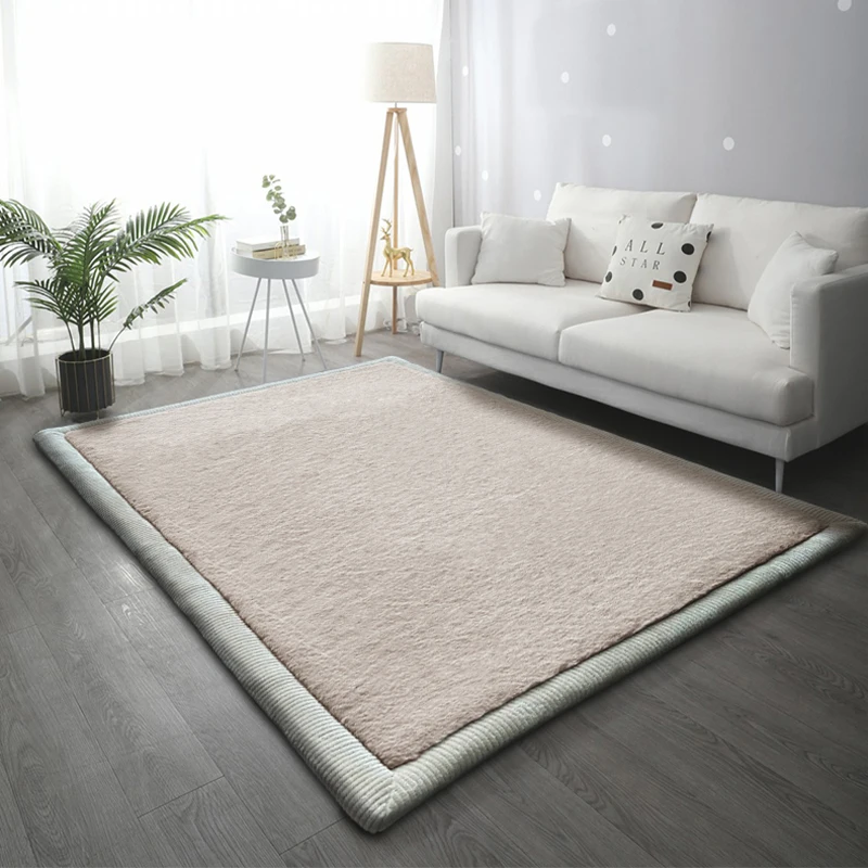 Wholesale White Faux Fur 4X6 Area Rugs and Carpets for Bedroom Bedside