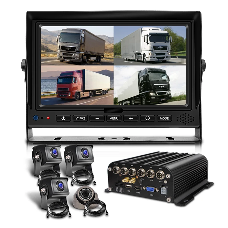 Vehicle Surveillance System CCTV DVR  3G 4G Gps 4CH HDD MDVR GPS Tracking Systems high quality 4ch DVR kit