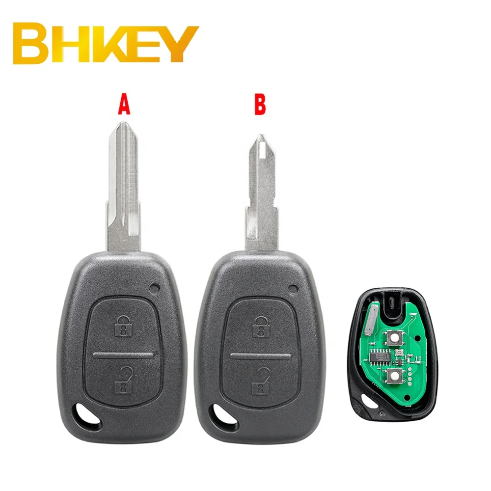 For Renault Kangoo Master Traffic 2 BTN Remote Key Car 433Mhz PCF7946 Chip NE72 VAC102 Blade