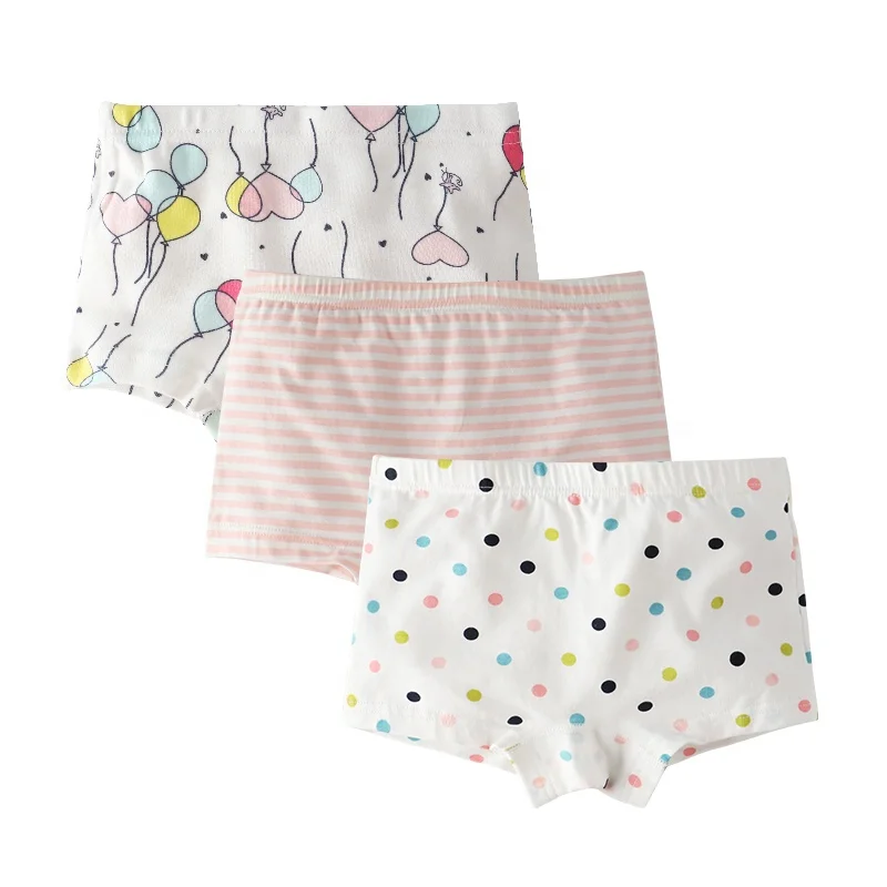 
Cotton Wearing Girls boxer underwear Cute Soft Breathable Fabric for Girls Underwear printed girls cute kids underwear 