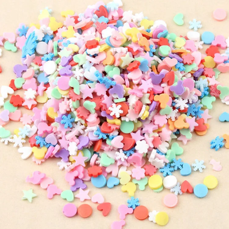 
New soft ceramic polymer clay particle slices fashion mobile phone case decoration diy accessories nail material 