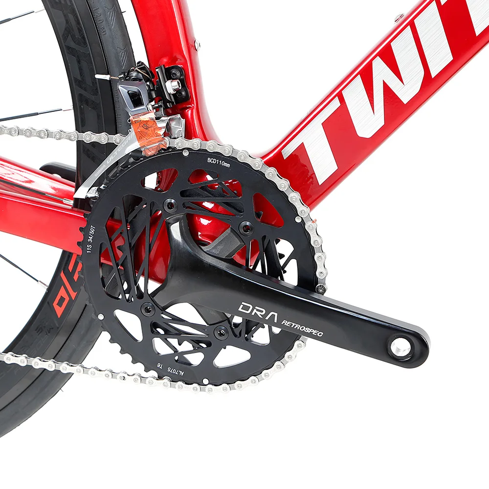 TWITTER 700c carbon road bike with 105 R7000 22 Speed groupset carbon fiber racing bicycle
