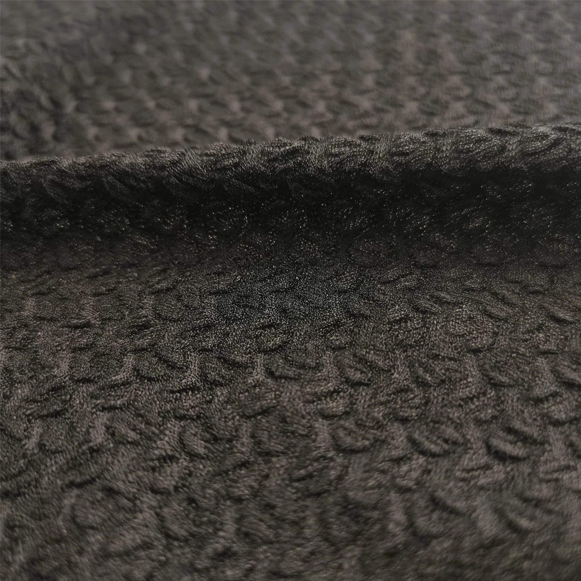 High quality hot selling fabric  Polyester  jacquard fabric for  dress and garment