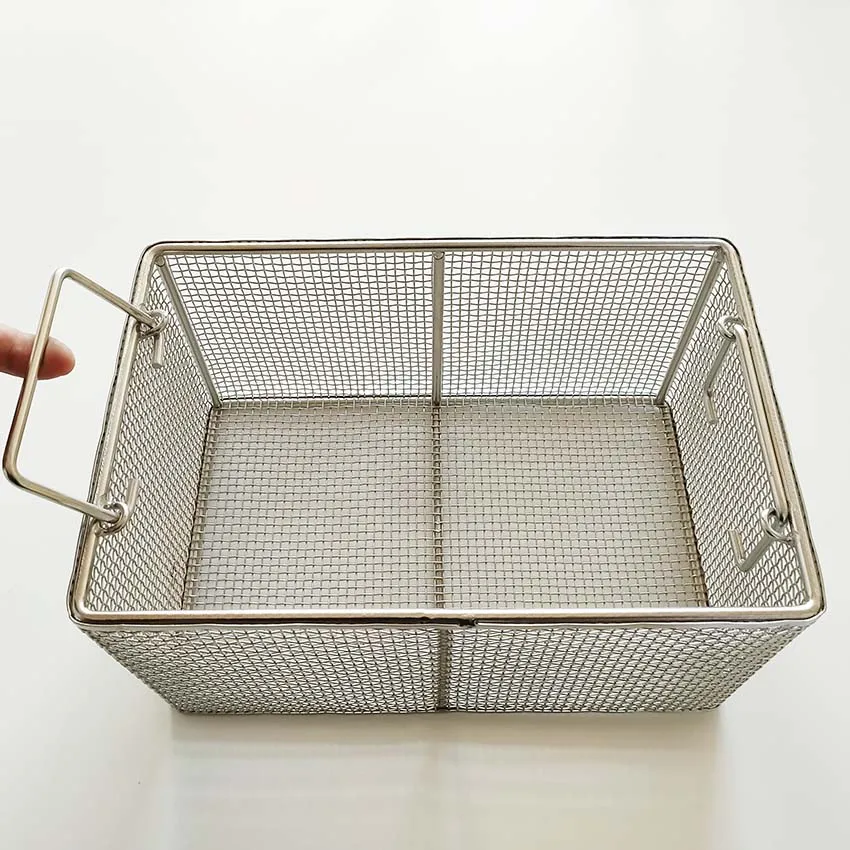 China Cheap Price Customized Metal 304 SS Stainless Steel Wire Mesh Basket For Storage