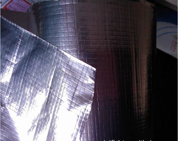 Aluminium reflective roofing membrane/foil heat insulation membrane roof/1.2m heat insulation roll