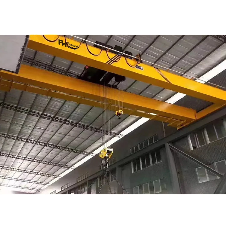50t 20 Ton Overhead Crane Double Girder Overhead Crane With Electric Hoist