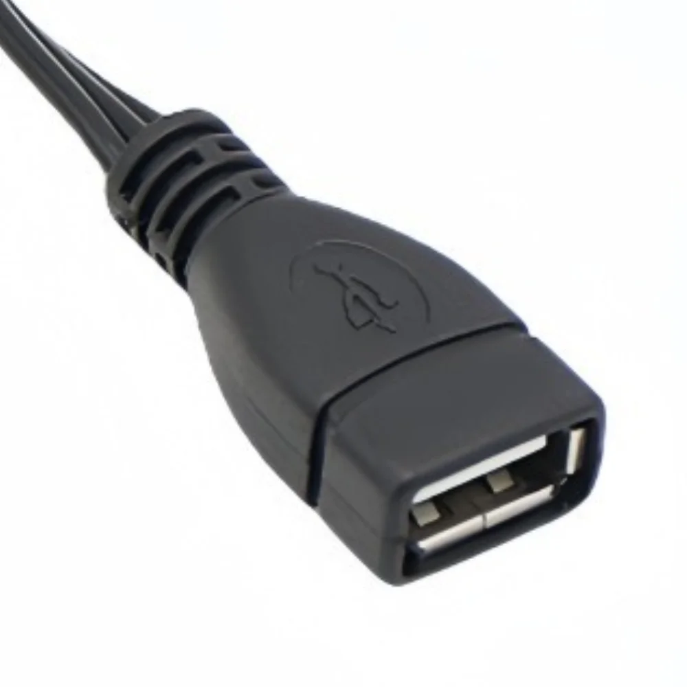 USB 2.0 female to 3RCA male AV Video Audio Adapter Cable
