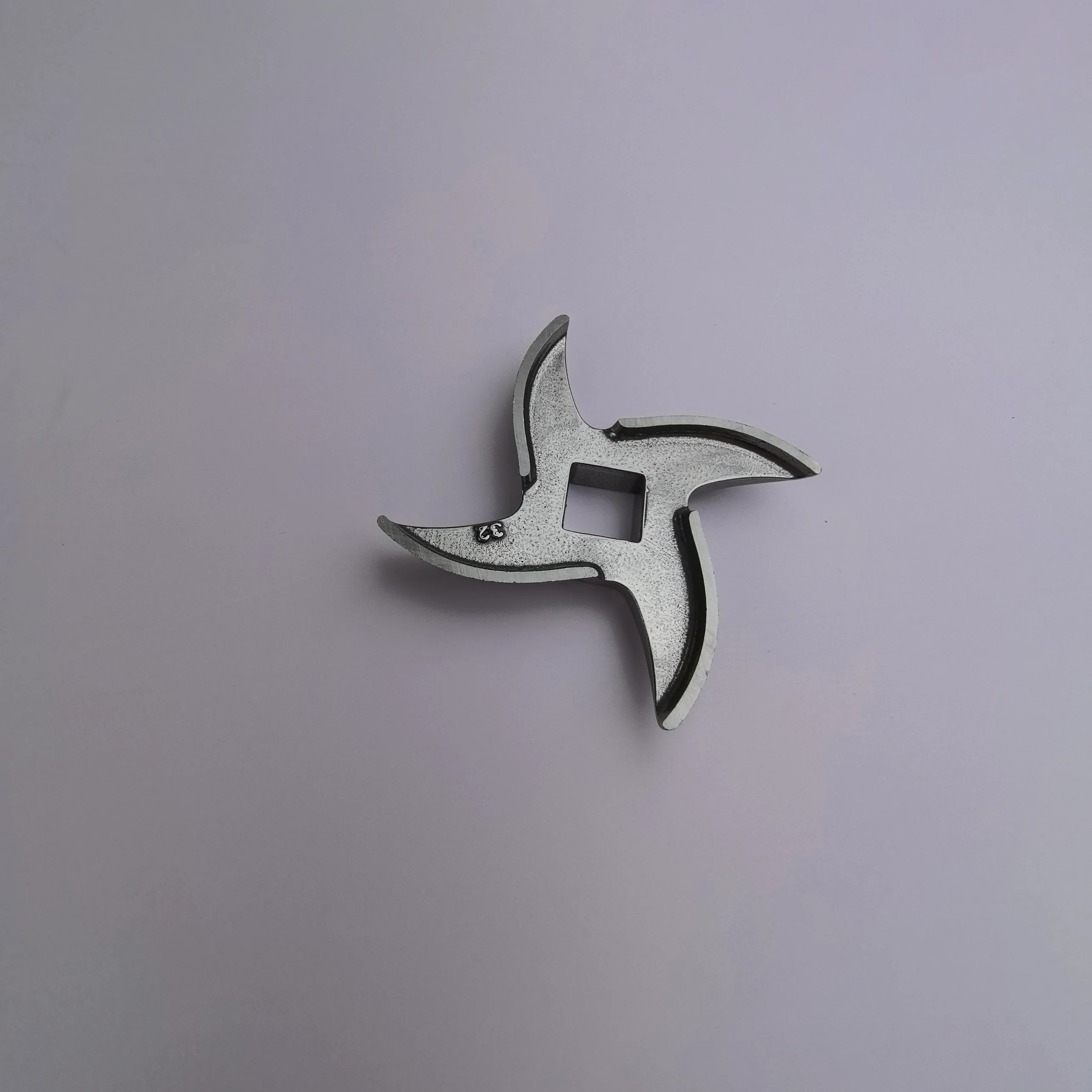 Sharp Multi-blade #12/32 Meat Grinder Cutting Meat Grinder Cross Knife Stainless Steel Machining Services English Laser Printing