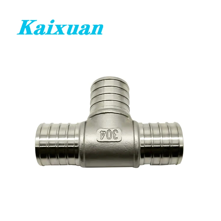 Factory price & Free sample 1/2' stainless steel 304 316 pex pipe fittings ASTM F1807 starderd pex TEE fittings F1807