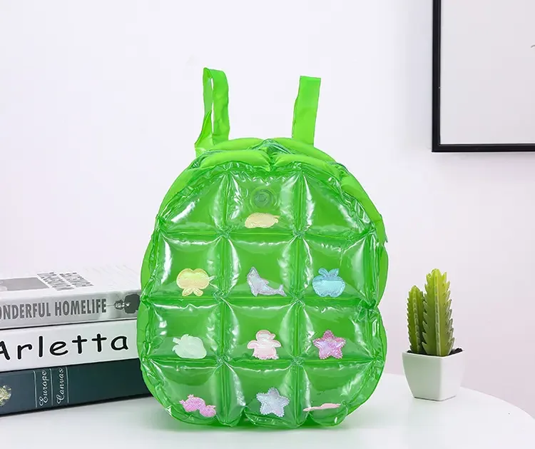 Factory custom PVC inflatable plastic Inflatable Backpack Candy packets for Party Wedding Gifts Souvenirs
