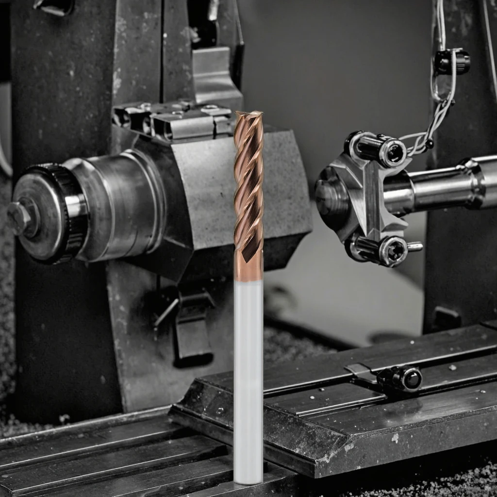 Высокопрочные прецизионные станки с ЧПУ 4 фрезы квадратным концом из карбида вольфрама Индивидуальная поддержка OEM