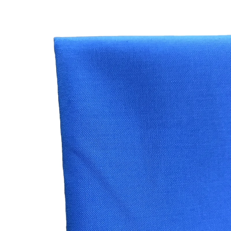 Down proof 100% cotton 40x40 143x112 2/1 twill  blue fabric for bedding