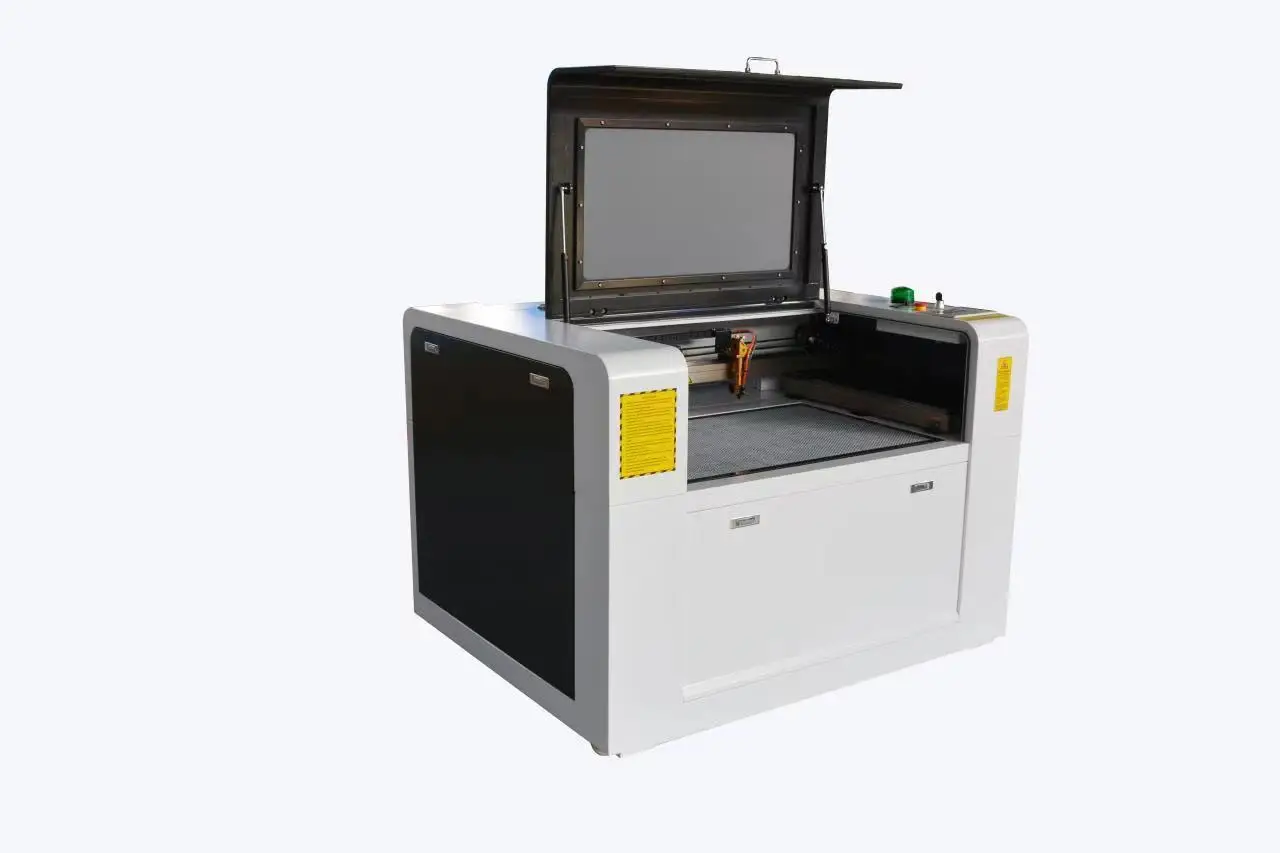 Co2 Laser Cutting Machine Acrylic Cnc Laser Machine 9060 for Fabric Rubber Plywood Glass 80w 100w Auto Feeding 3d Dst
