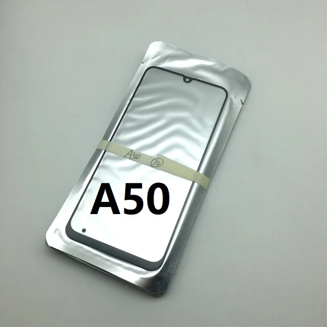Chinese Manufactory 2 In 1 A50 Front Glass Screen Front Outer Lens Outer Front Glass Lens Cover With Oca Glue For Samsung