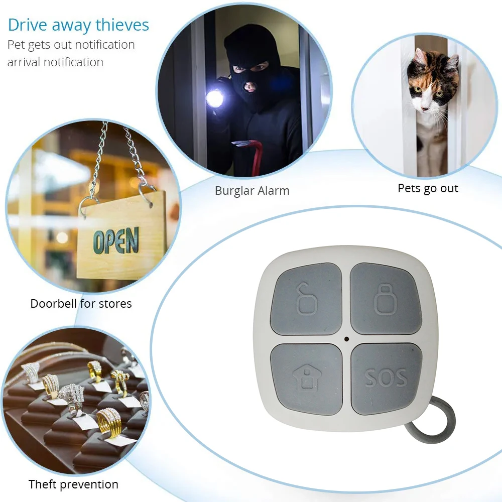 smart alarm system remote controller keyfob working with G1 alarm system remote keyfob