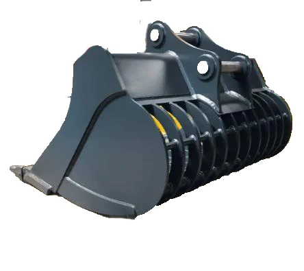 Excavator Skeleton Bucket with Tooth Excavator Sieve Bucket  Hitachi Cleaning Bucket for Zx250 Excavators