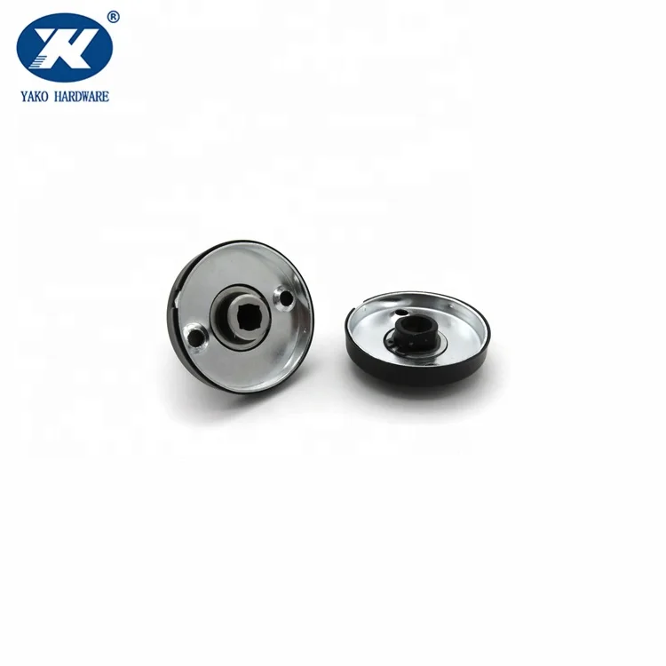 Round Stainless Steel Bathroom Lock Knurling Thumb Turn Indicator