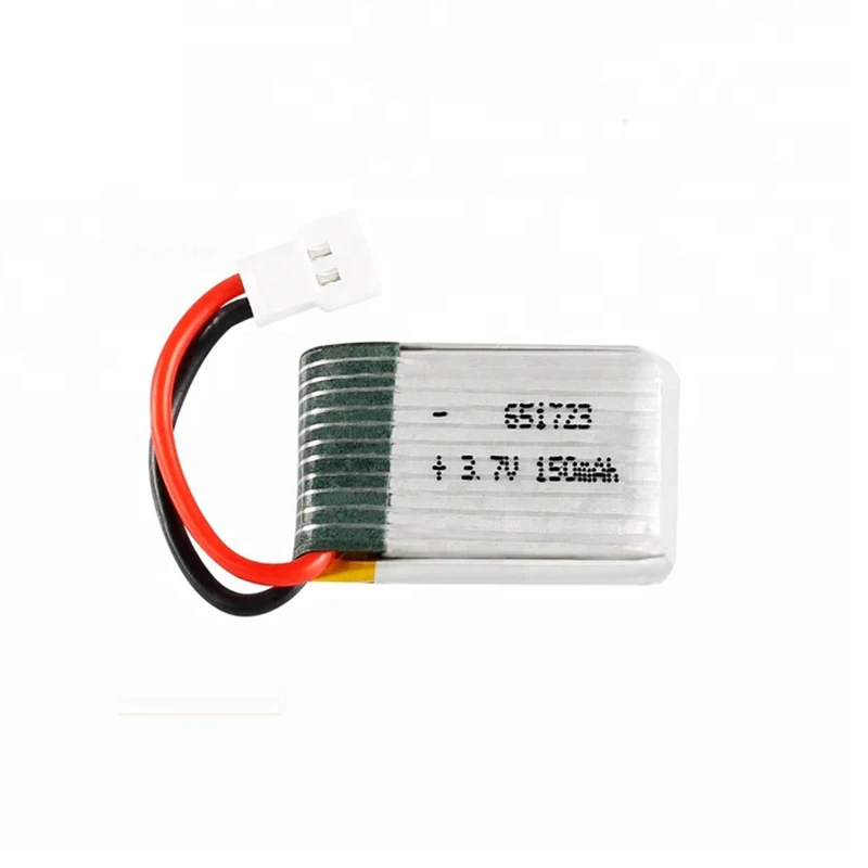 651723 Rechargeable 3.7V 150mah Mini Lipo Drones Battery For RC Helicopter