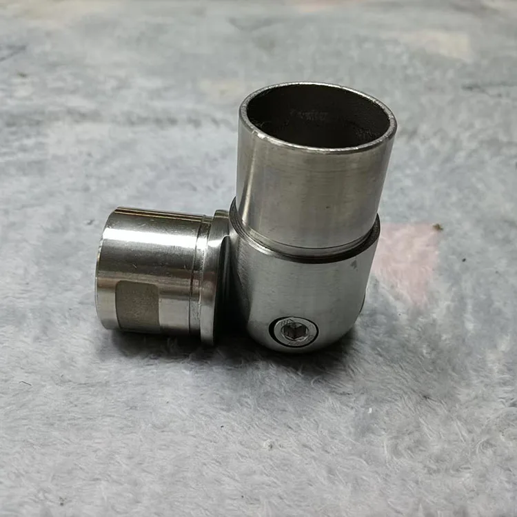 SUS304/316 stair handrail accessories railing pipe connectors stainless steel elbow pipe fitting
