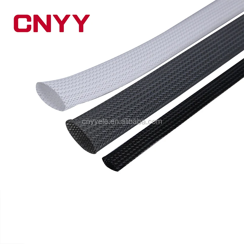 Fiber braided resistant nylon fire safety expandable cable sleeve braiding machine retractable hose