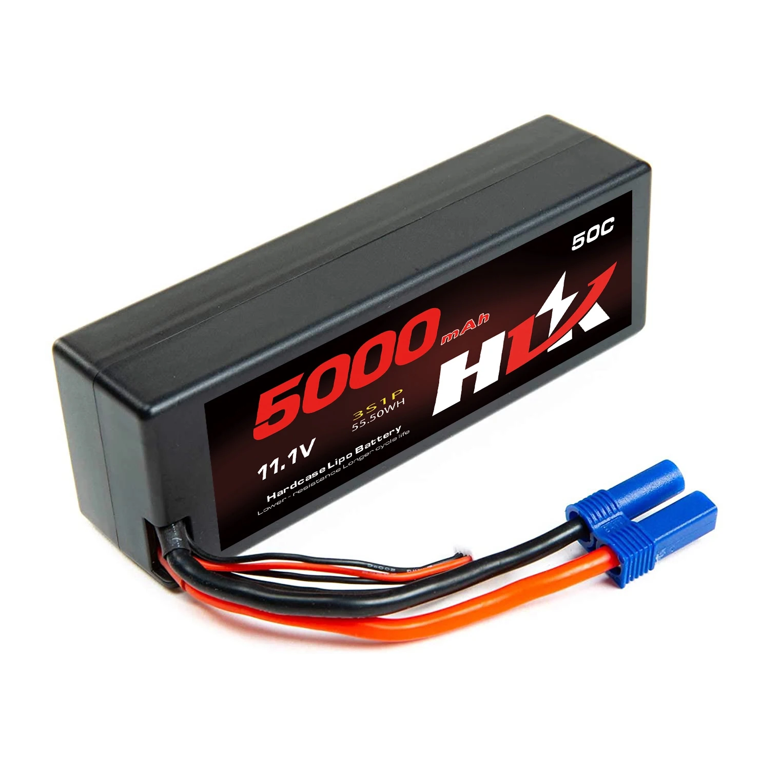 5000MAH 11.1V RC Car Lipo Battery 50C EC5 Connector