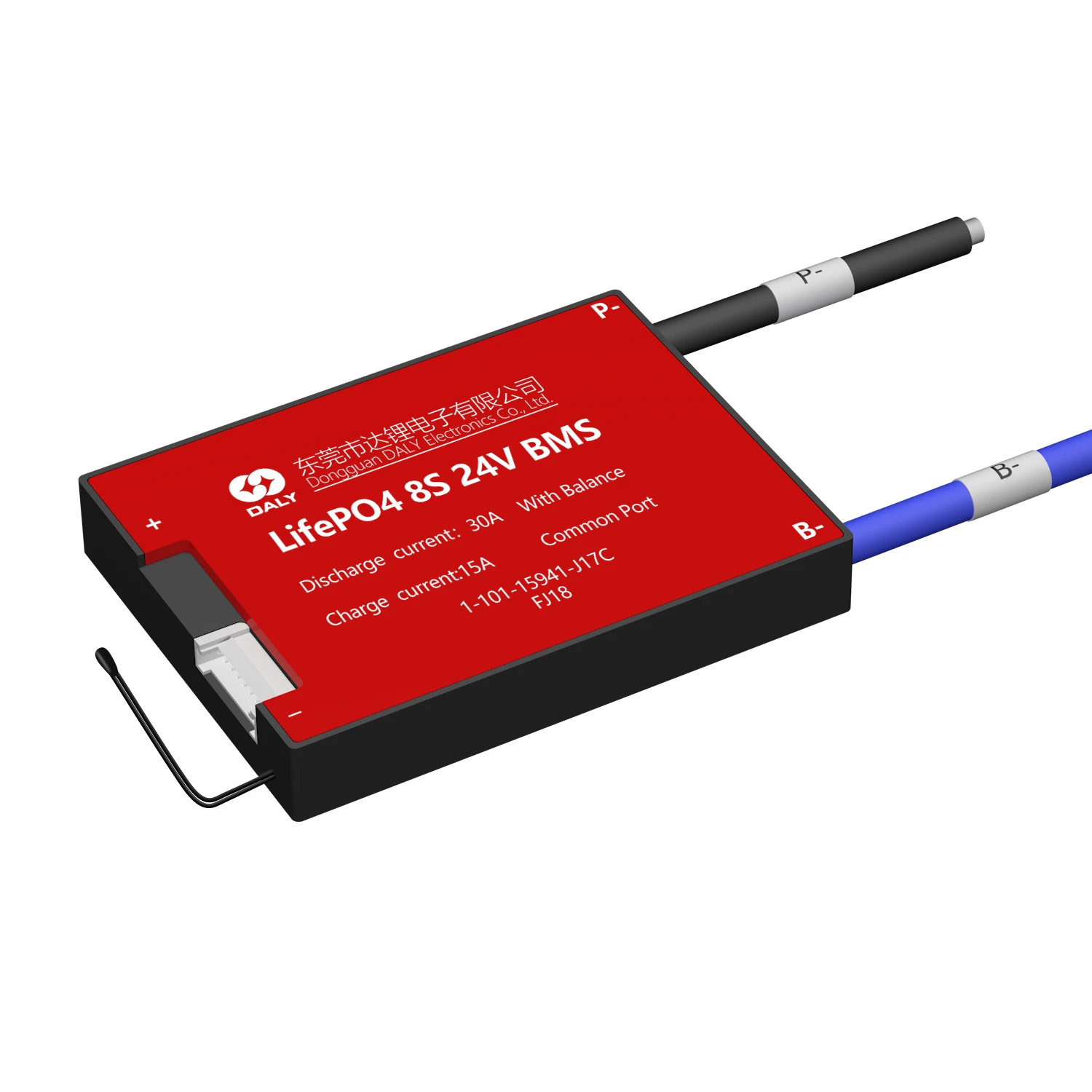 Daly lifepo4 lithium solar system e bike electric scooter battery bms 8s 24V 30A 40A 50A 60A