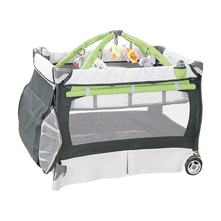 Переносная кроватка Многофункциональный Портативный Baby Playard кровать многоугольный игровой Рабочий стол