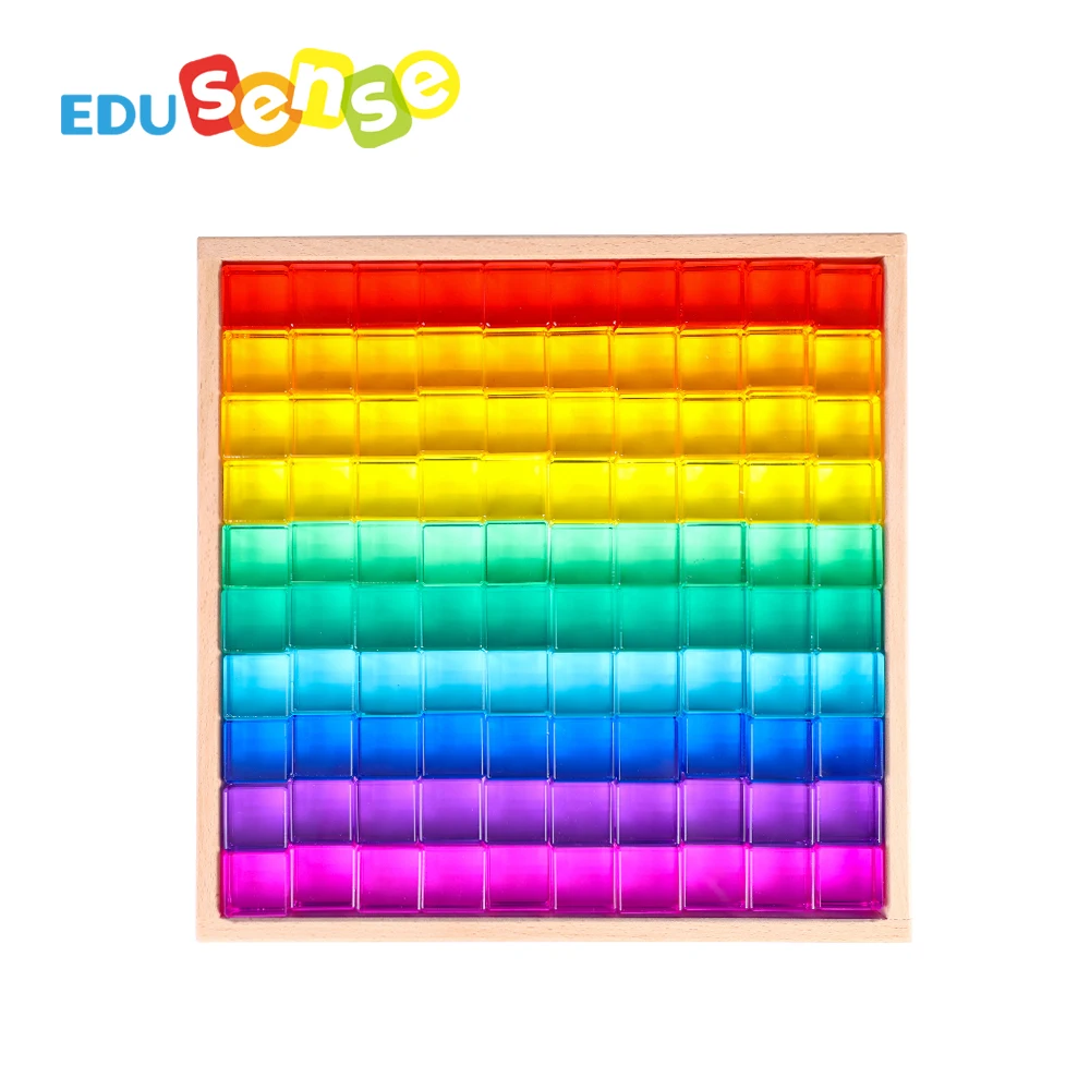 Customize Creative Building Block Sets Intelligence Children Toys Acrylic Magic Cube Building Blocks