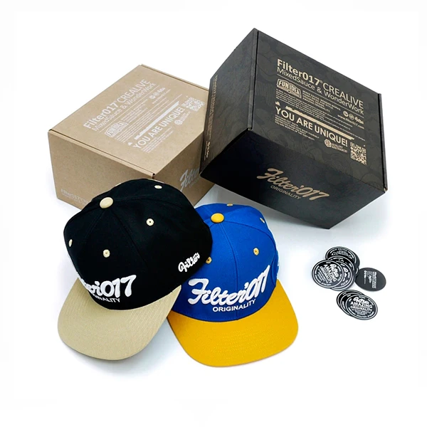Customized Logo Cap Cardboard Paper Packaging Box Baseball Cap Boxes Packaging For Caps