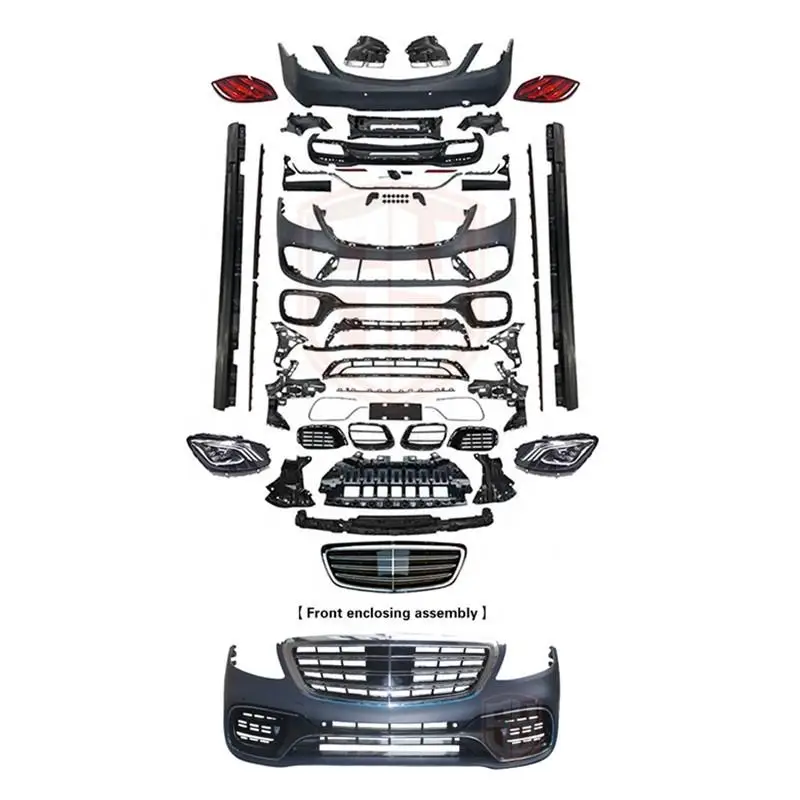 Car Bodykit Upgrade S63 S65 Modified Facelift For Mercede-benz S Class W222 S320 S400 S450 Grille Bumpers