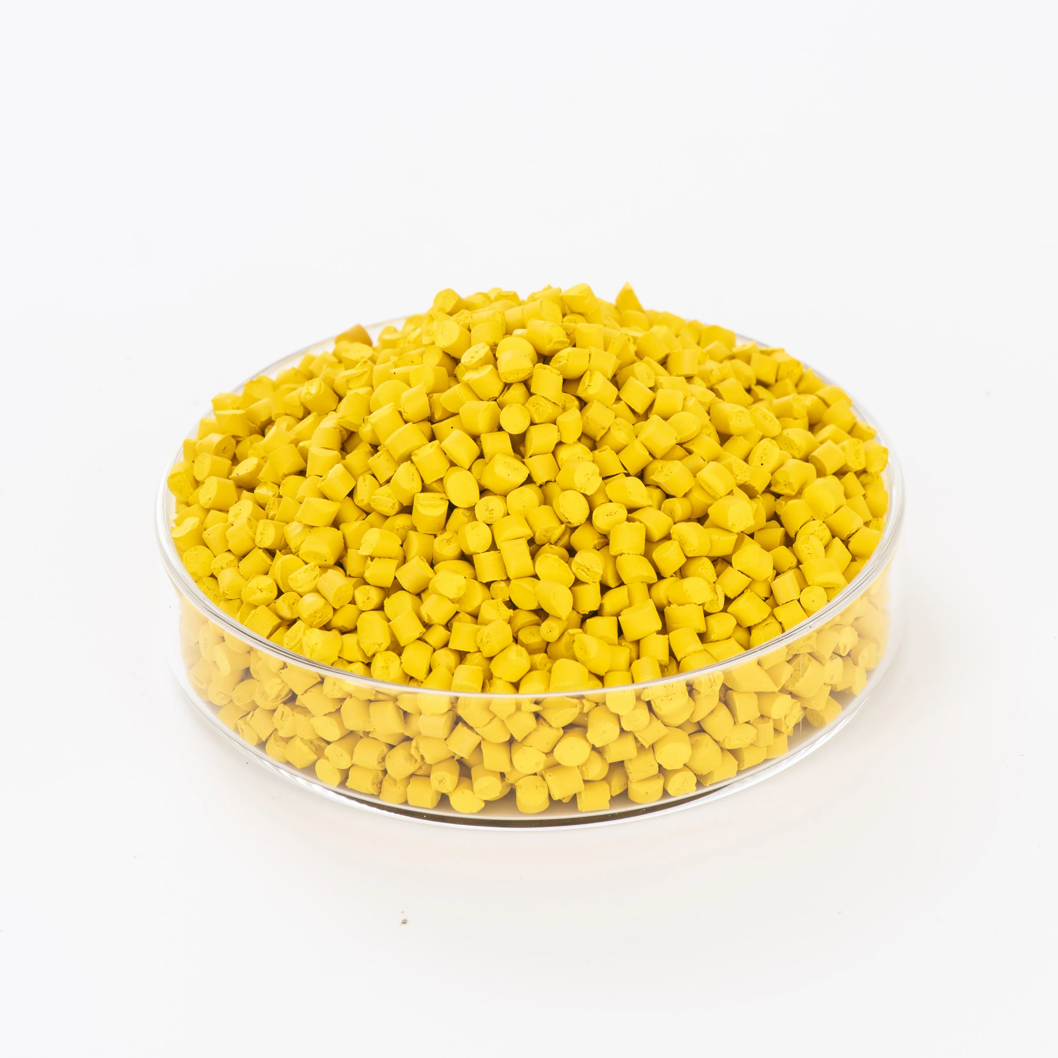 masterbatch yellow plastics raw material for Blowing Film Molding Extrusion Molding For PP PE PVC 3-5%