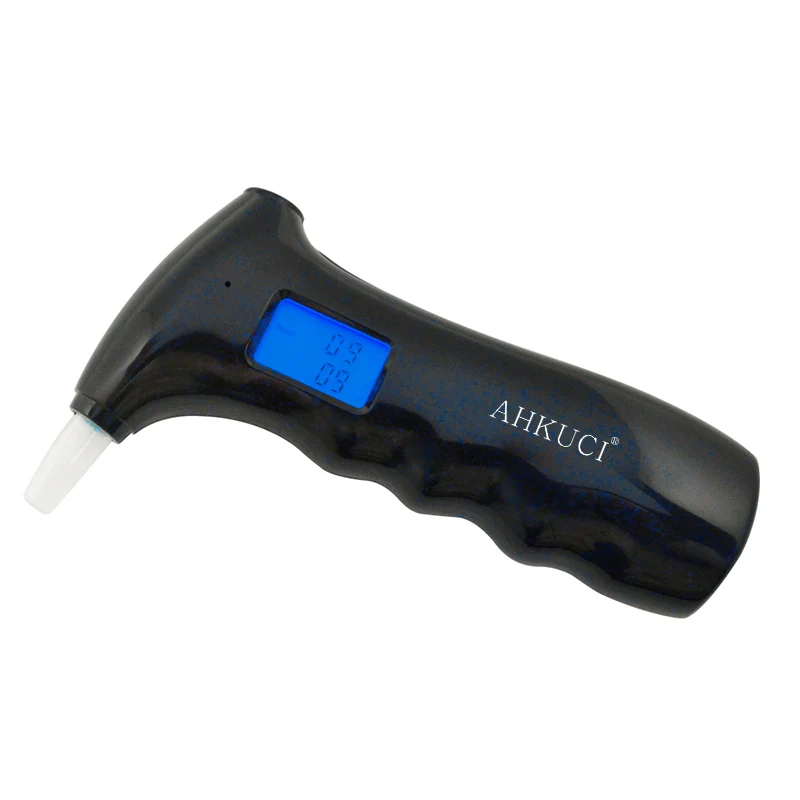 Blue Backlight High accuracy Digital Alcohol Meter  LCD digital Breath alcohol tester AT-65s