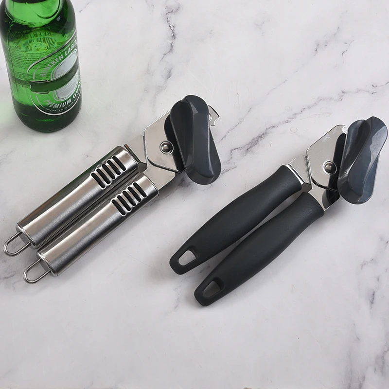Wholesale Stainless Steel Soda Can Openers Heavy Duty Manual Opener Classic Multifunction Can Opener