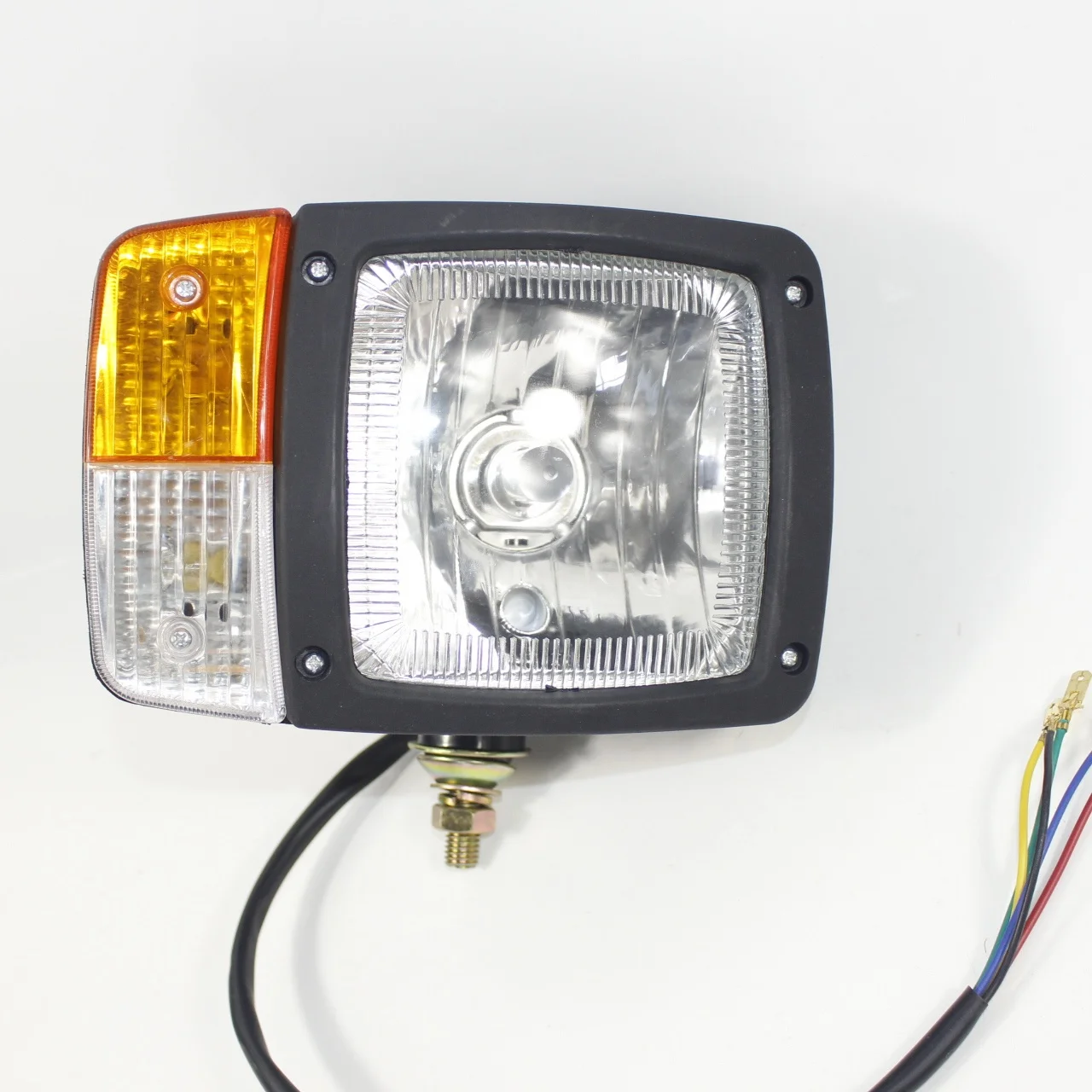 2Pcs Front Forklift Lights 24V Forklift Lamp Turn Signal Halogen Headlight Truck Work Light Lighting