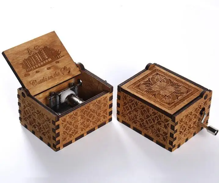 Music Box Movements Wholesale High Quality and Cheap Wind Up Mechanism Wooden Hand Cranked