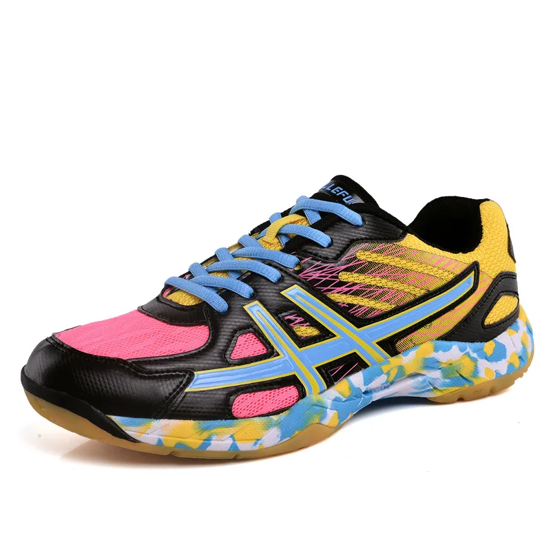 Wholesale Outdoor Running Shoes Mesh Surface Independent Station Badminton Sneakers Lace-Up Closure Toe Fashionable Trend Autumn