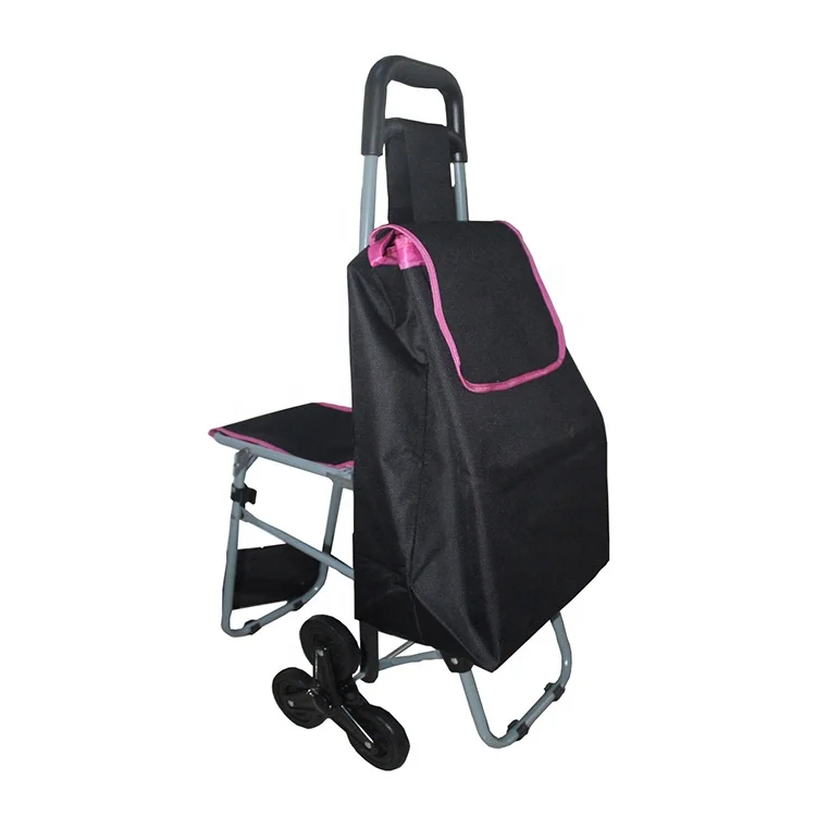 newest shopping trolley bag with seat