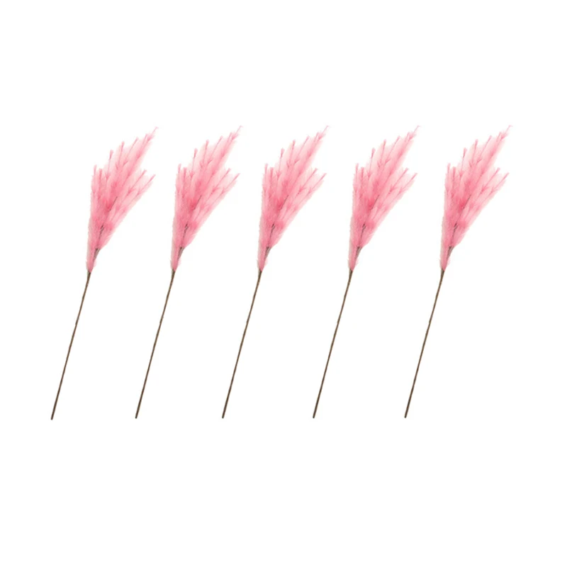 Faux Tall Fluffy Grass For Wedding Home Party Decor, Large Fluffy Artificial Floral Pompas Grass Branches for Floor Vase